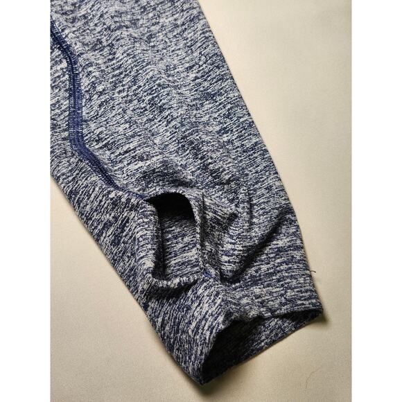 Nike Running Dri-Fit Women's Blue Shirt 1/4 Zipper Long Sleeve, Size M - Picture 3 of 7